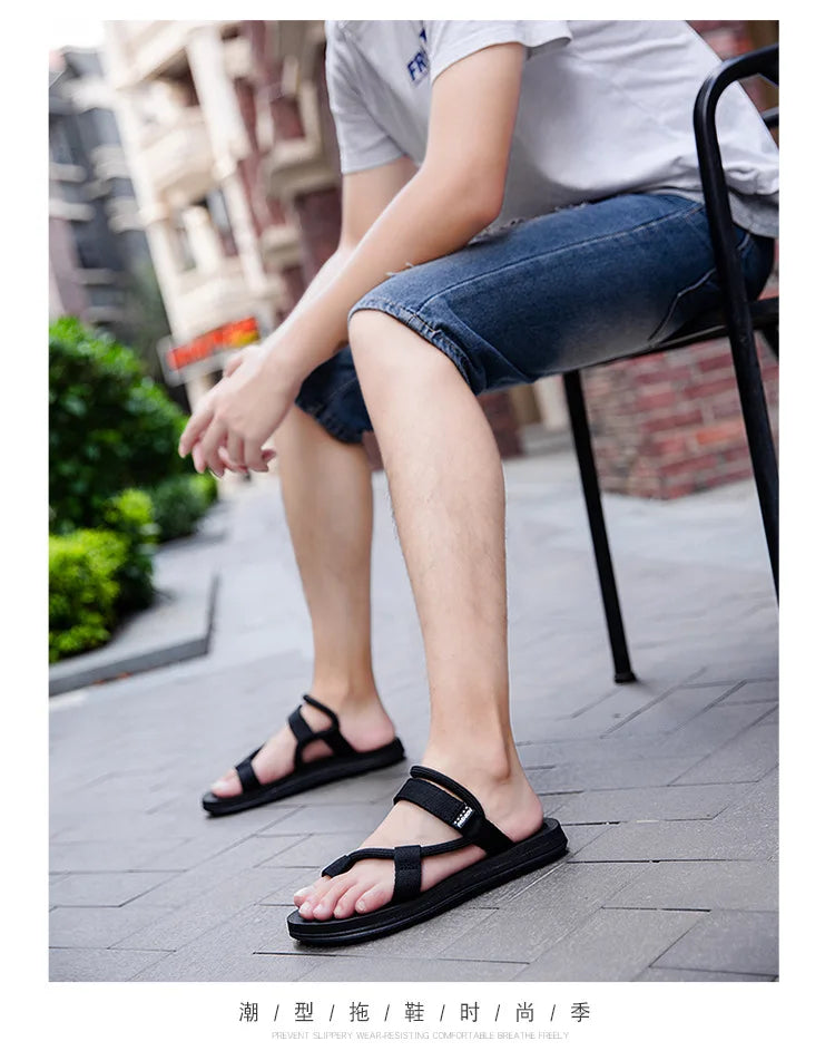 Men/Women Sandals Casual Shoes Lightweight Flip Flops Sandles Solid Color Shoes For Summer Beach Slippers Zapatos Hombre