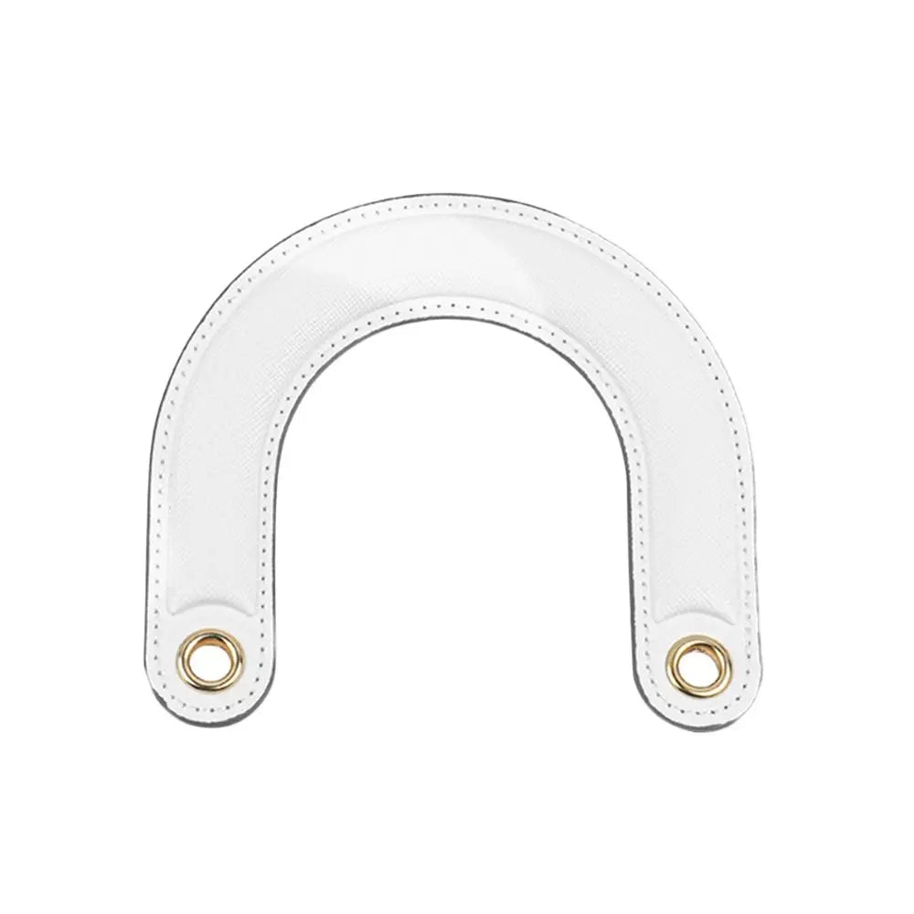 1PC Detachable PU Leather Bag Handles Handmade Handbag Strap Purse Handles Short Bag Belt DIY Bag Replacement Accessories