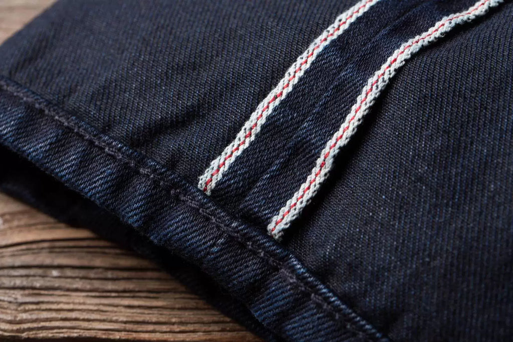 511xx-0006 Red Tornado Indigo Selvage Unwashed Slim Pants Unsanforised Raw Denim Jeans 14.5oz