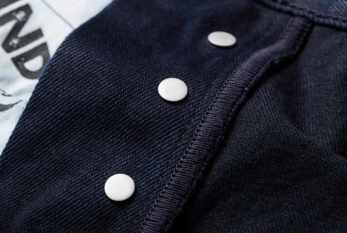 511xx-0006 Red Tornado Indigo Selvage Unwashed Slim Pants Unsanforised Raw Denim Jeans 14.5oz