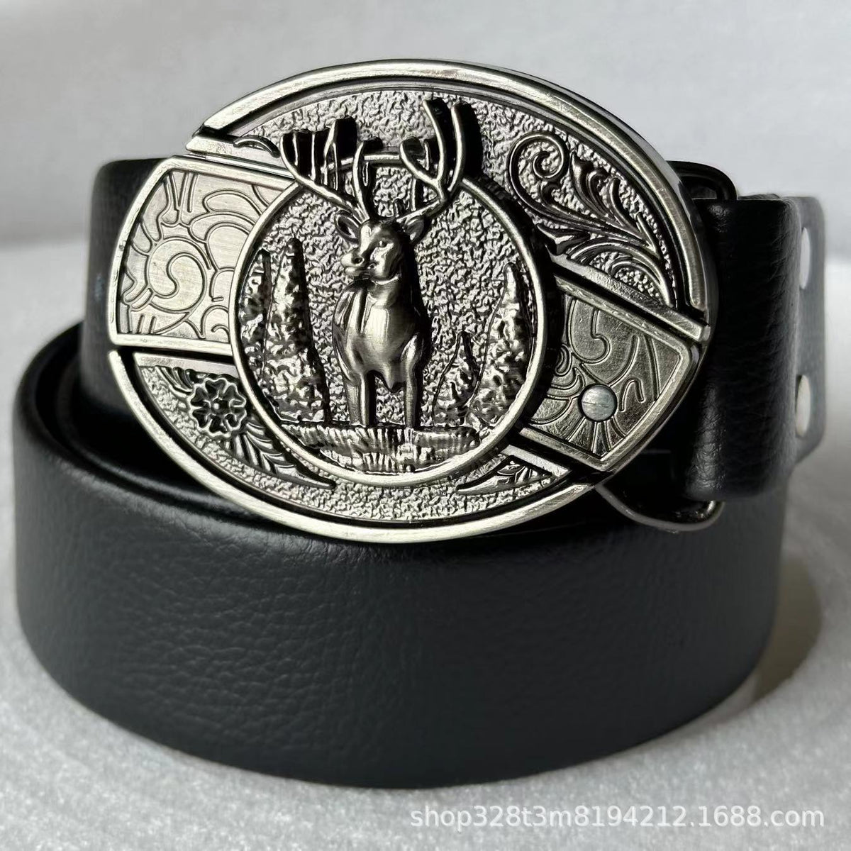 Smooth Buckle For Self-defense Trendy Punk-style Belt Buckle With A Distinctive Look