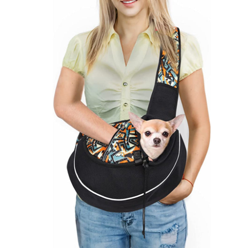Haustier-Tragetasche Damen Outdoor Tragbare Umhängetasche für Hunde Katzen Haustierprodukte