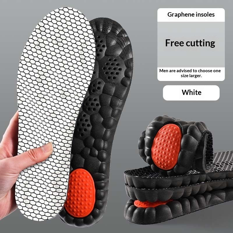 Graphen-Massage-Fußgewölbestützen-Einlagen für Schuhe