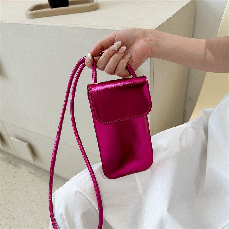 New Summer Stylish Lacquered Korean-Style Coin Shoulder Bag
