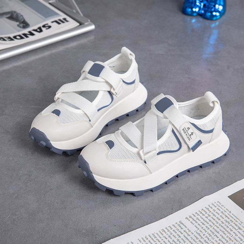 Korean-style Chunky-soled Casual Shoes Cross-border Plus-size Sneakers