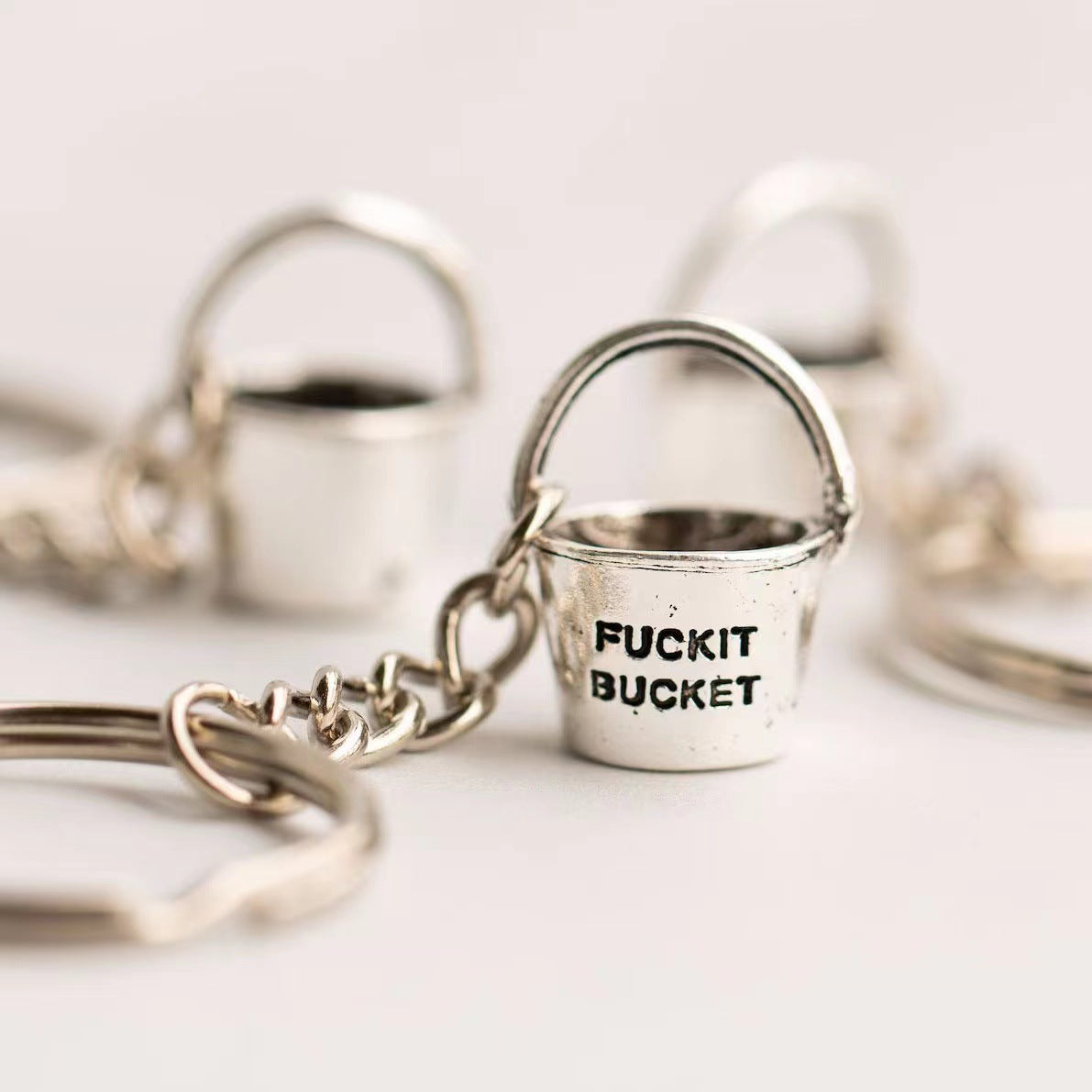 Feng Shui Bucket Necklace For Women With Keychain