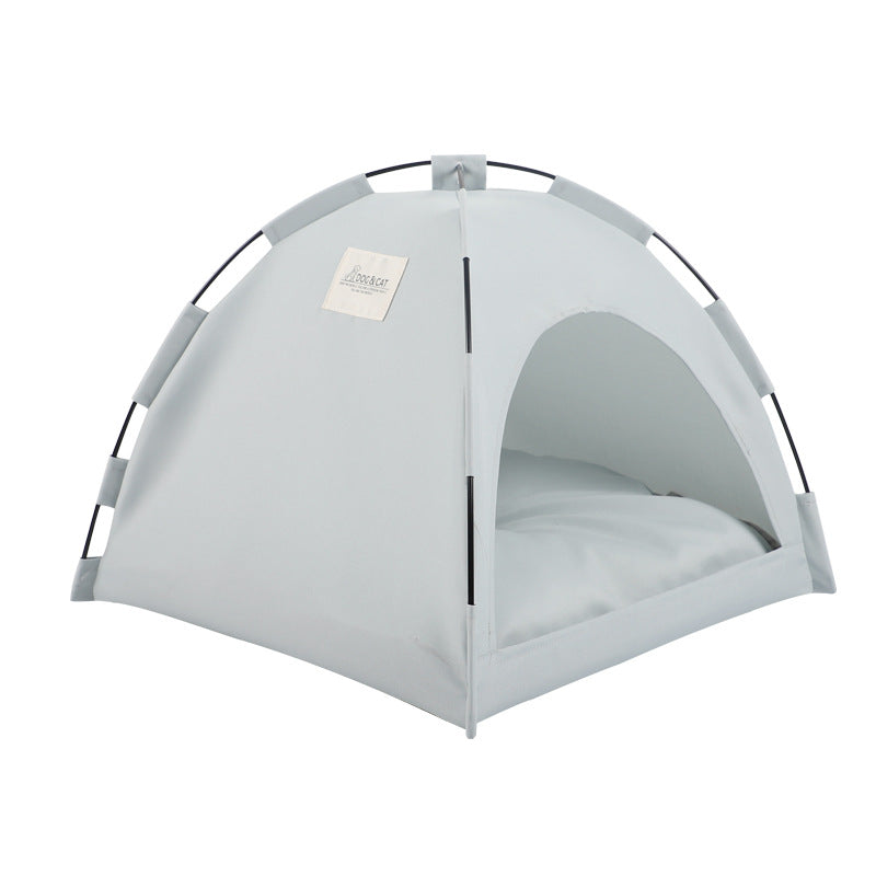 Katzenzelt Kühlmatte Hundehütte Haustiersofa Camping Hundebett mit Kissen für Hundezwinger Indoor Katzennest Katzenbett Haustierprodukte