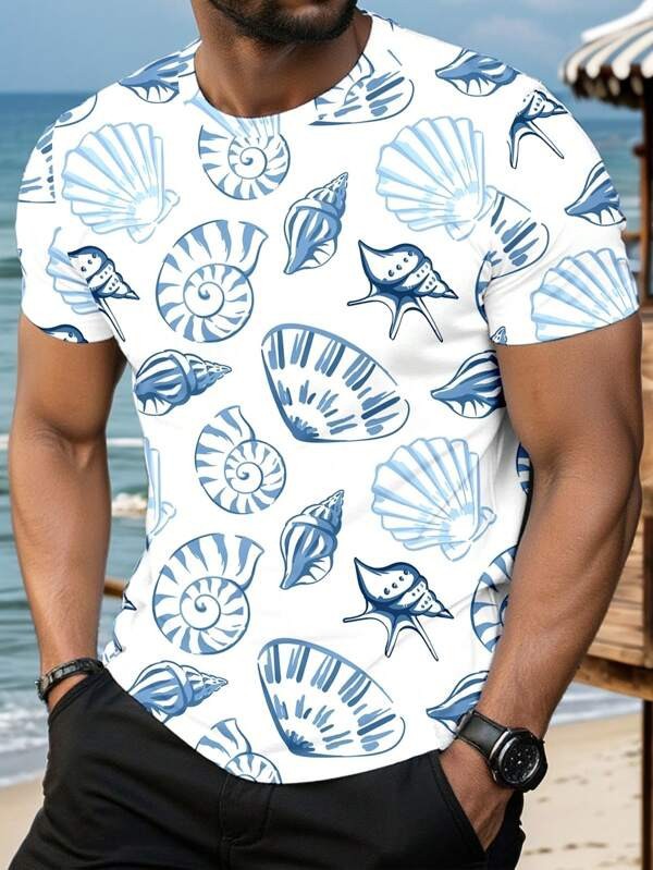 Mens Summer Tops In European And American Fashion Trends