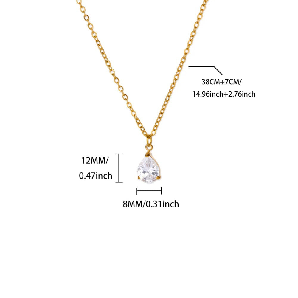 New Birthstone Necklace With An Oval Shape