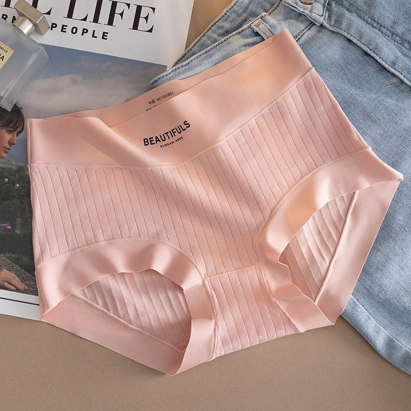 60-piece Womens High-waisted Pure Cotton Underwear Made From Long-staple Xinjiang Cotton