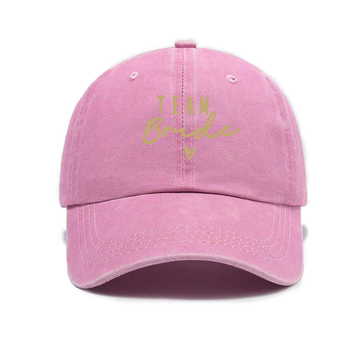 Retro Distressed Letter-print Washed Soft-crown Baseball Cap Outdoor Casual Sunshade Hat