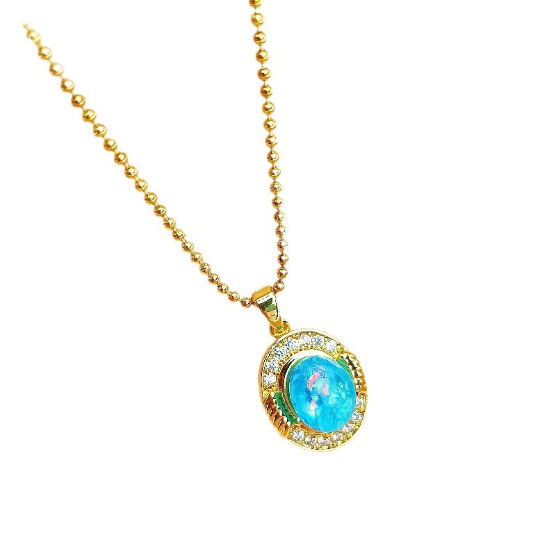 Womens Niche 18K Gold-plated Versatile Collarbone Necklace