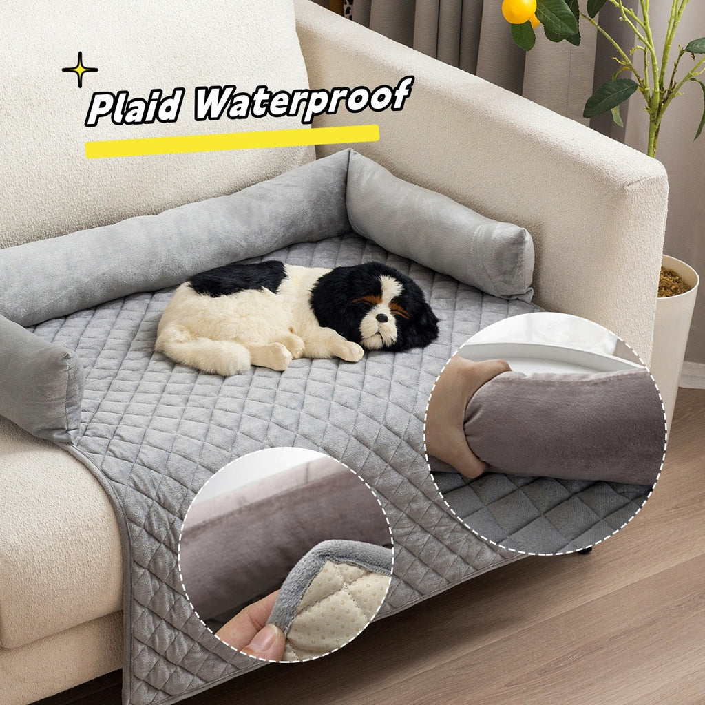 Haustier Hundesofa Bett Hundebetten für große Hunde Kissen Warme Katzenbetten Matte Möbelschutz Hundesofa