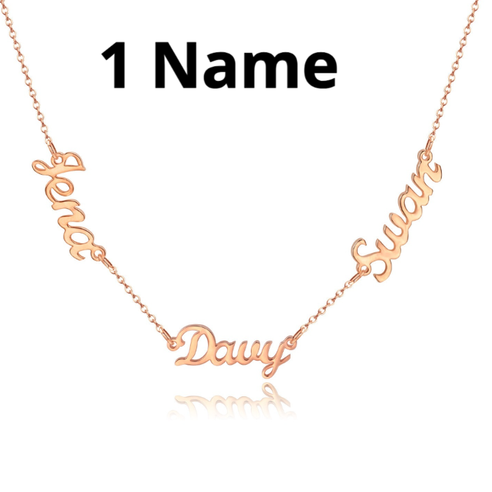Personalized DIY Necklace With Name And Lock Steel Collar Chain