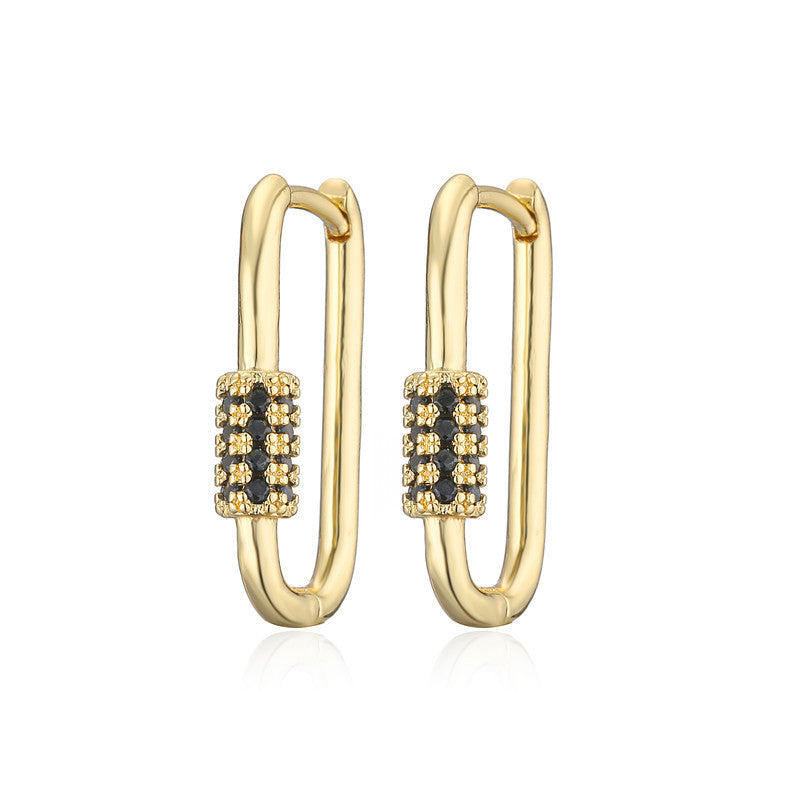 Cool Minimalist Geometric Metal Earrings
