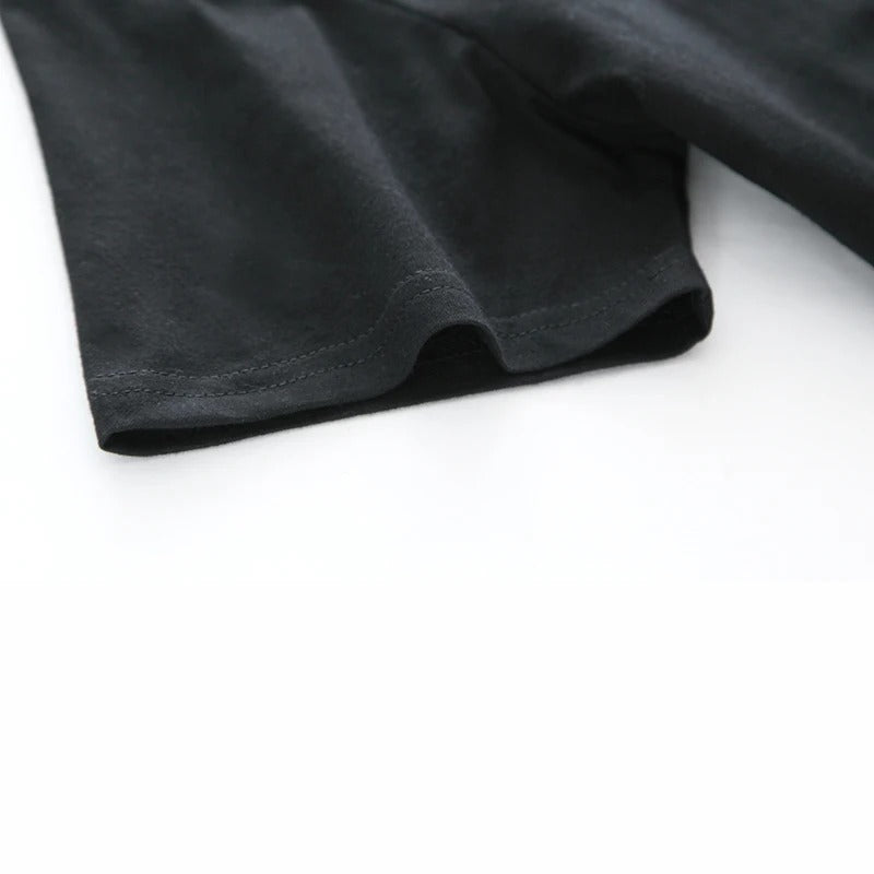 Street-style Vintage Loose-fitting Cross-border Crew-neck T-shirts For Men And Women