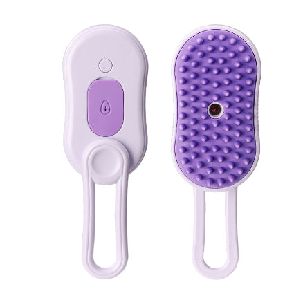 Katzen-Dampfbürste, dampfende Hundebürste, 3-in-1 elektrische Spray-Katzenhaarbürsten für Massage, Tierpflegekamm, Haarentfernungskämme, Haustierprodukte