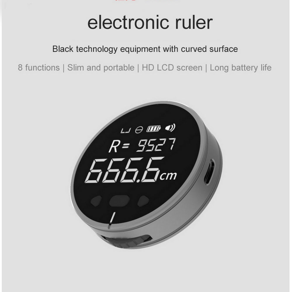 Distanzmessgerät Elektronisches Messlineal Bandmaß High Definition Digital-LCD Hochpräzises elektronisches Messlineal-Werkzeug